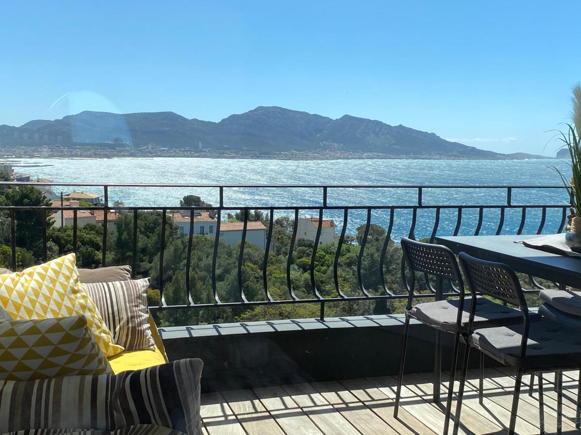 Apartamento Vu Sur Mer Corniche Marsella Exterior foto